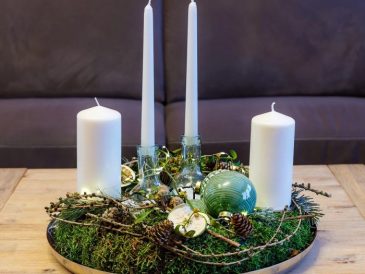 Coffee table christmas decoration