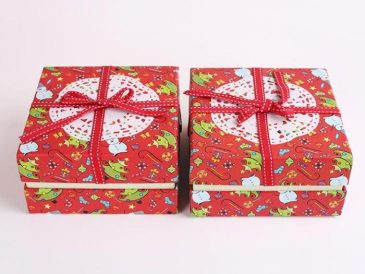 Christmas boxes for decoration