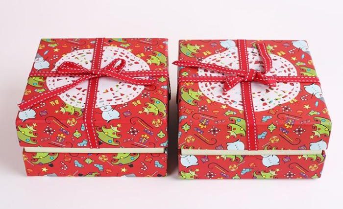 Christmas boxes for decoration