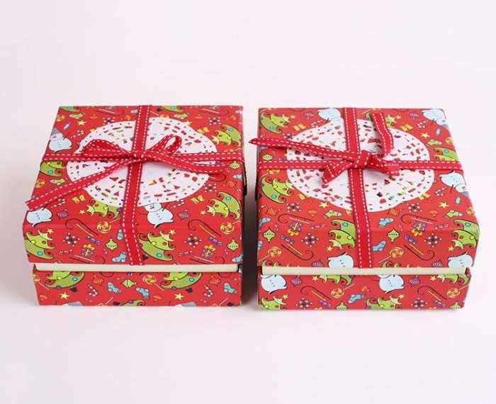 Christmas boxes for decoration