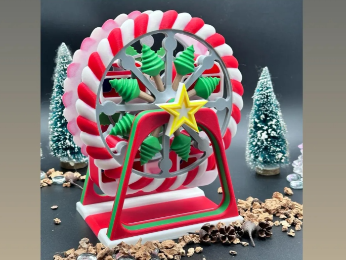 Christmas wheel ferris paper crafty chan things cricut crafts house file svg 3d made au article summer cut projects ornament