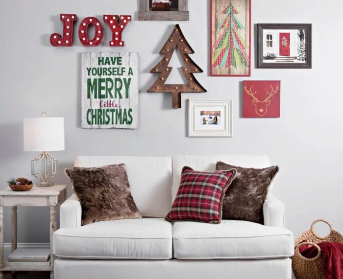 Wall decor ideas for christmas