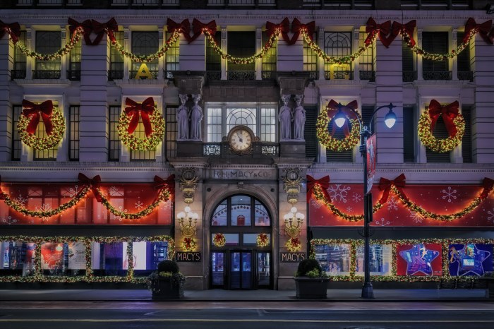 Macy's christmas decoration