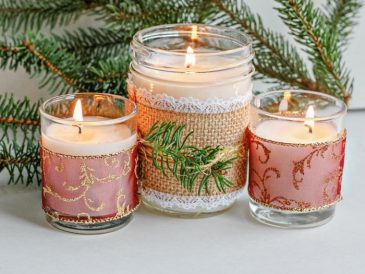 Christmas candle decoration ideas