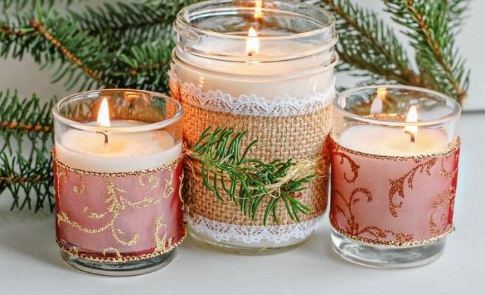 Christmas candle decoration ideas