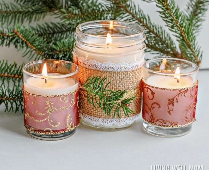 Christmas candle decoration ideas