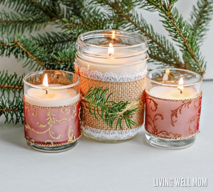 Christmas candle decoration ideas