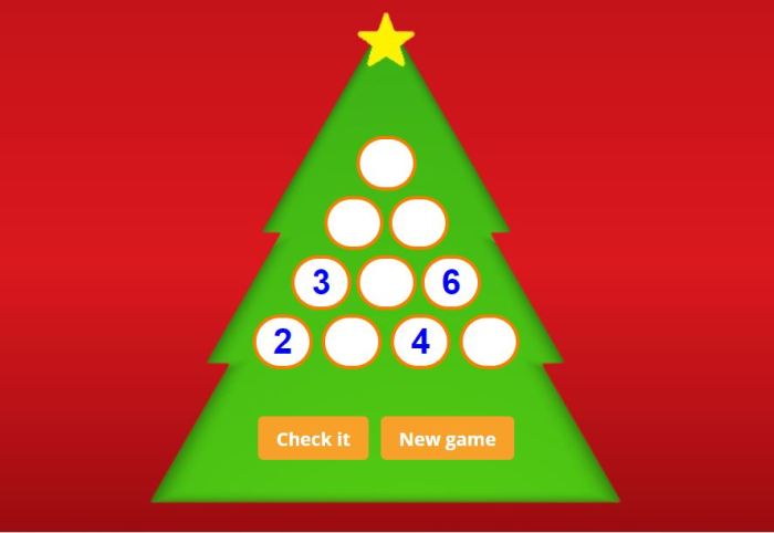 Christmas tree decoration games