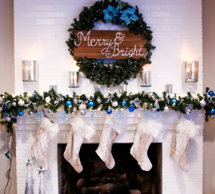 Mantle christmas decoration ideas