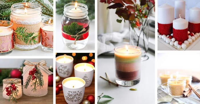 Christmas candle decoration ideas