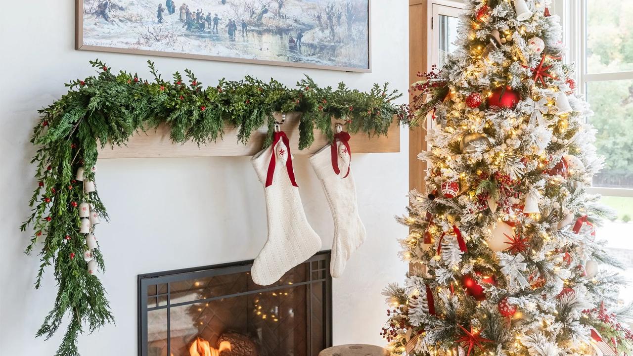 Mantle christmas decoration ideas