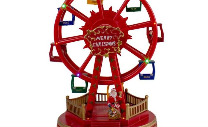 Christmas ferris wheel lawn decoration