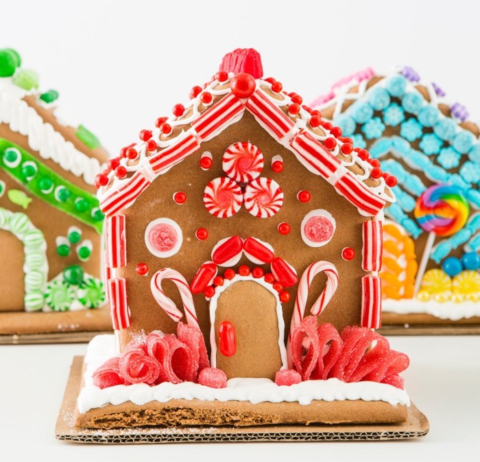 Christmas gingerbread house decoration