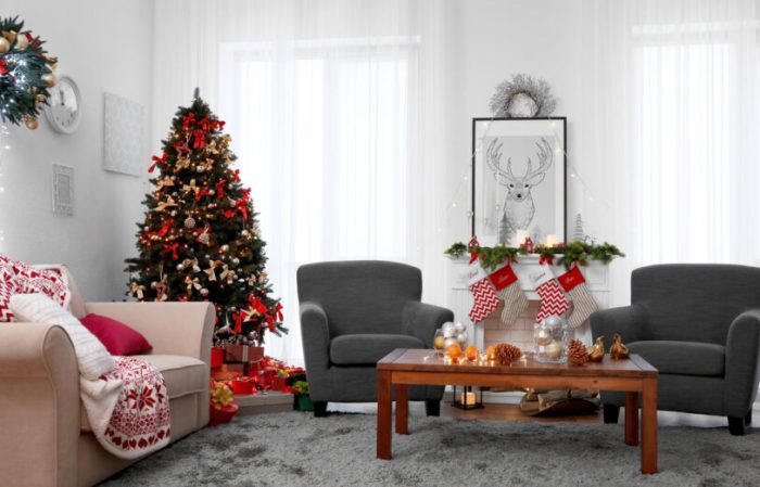 Apartment christmas decoration ideas