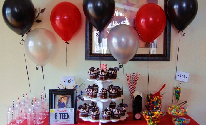 Sweet sixteen birthday decoration ideas